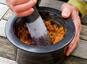 Pestle and mortar